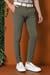 Slim Fit Yan Cepli Düz Esnek Casuel Nefti Pantolon P 1144