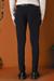 Slim Fit Yan Cepli Düz Esnek Casuel Siyah Pantolon P 1144