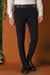 Slim Fit Yan Cepli Düz Esnek Casuel Siyah Pantolon P 1144