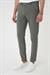 Slim Fit Yan Cepli Düz Esnek Casuel Su Yeşili Pantolon P 1144