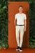 Slim Fit Yan Cepli Düz Esnek Casuel Taş Pantolon P 1144