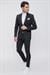 STK 008 Slim Fit Siyah Klasik Takım Elbise