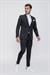 STK 008 Slim Fit Siyah Klasik Takım Elbise