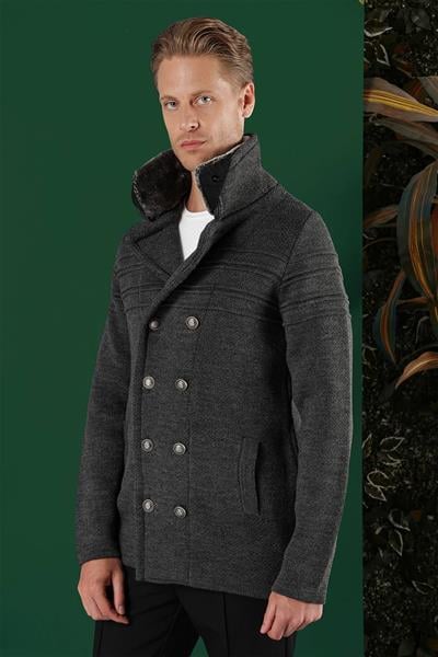 02 Slim Fit Antrasit Spor Kaban