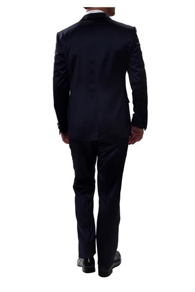 027 Slim Fit Lacivert Black Takım Elbise