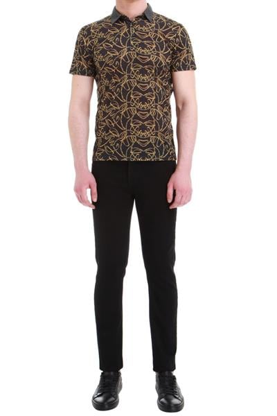034 Slim Fit Siyah Jean Pantolon