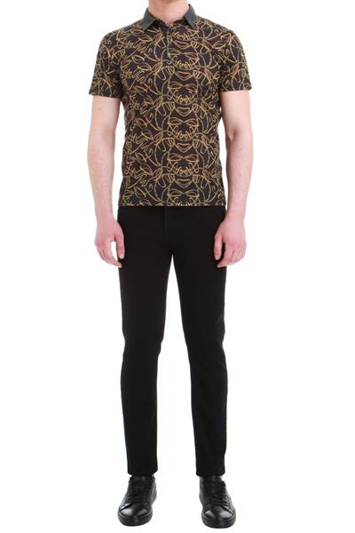 034 Slim Fit Siyah Jean Pantolon