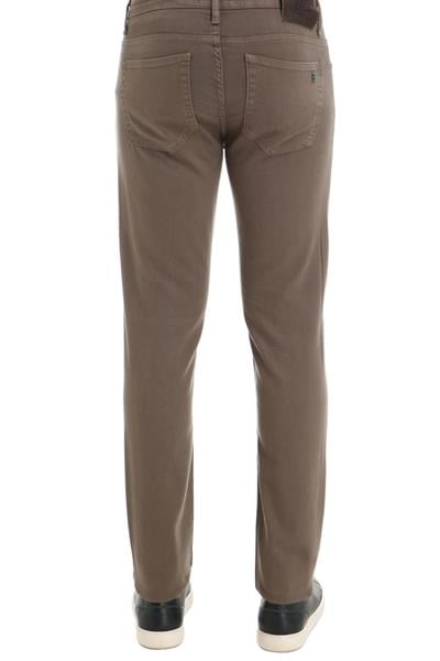 037 Slim Fit Haki Jean Pantolon