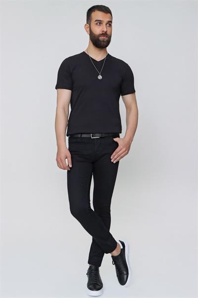 082 Siyah Jean Pantolon