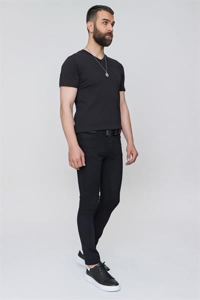082 Siyah Jean Pantolon