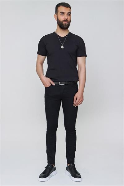 082 Siyah Jean Pantolon