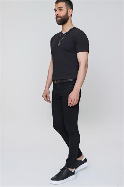 082 Siyah Jean Pantolon