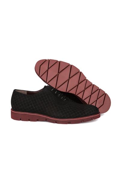 3675-1 Siyah Klasik Ayakkabı