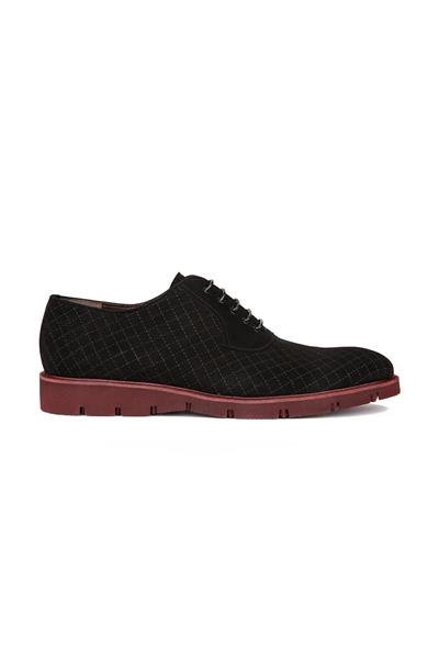 3675-1 Siyah Klasik Ayakkabı