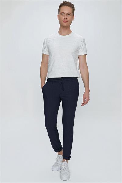 ATP 032 Slim Fit Lacivert Spor Pantolon