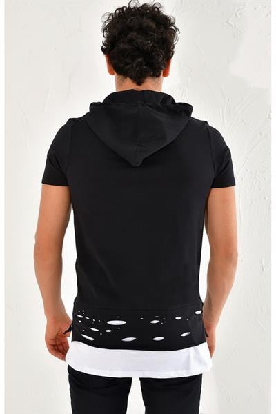 ATŞ 017 Slim Fit Siyah Spor T-Shirt