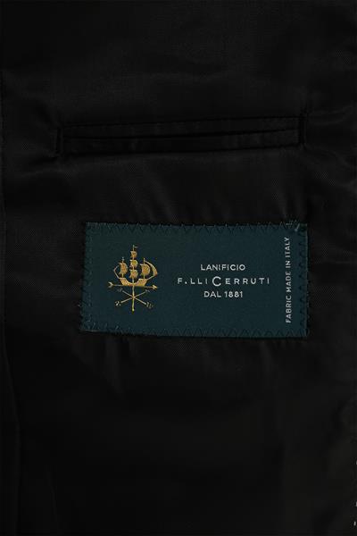 Black 078 Slim Fit Çıkma Saten Yaka Cerutti Kumaş Yelekli Lacivert Damatlık Smokin Takım