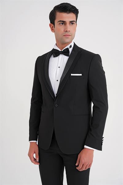 BLACK 084 TAKIM Slim SİYAH