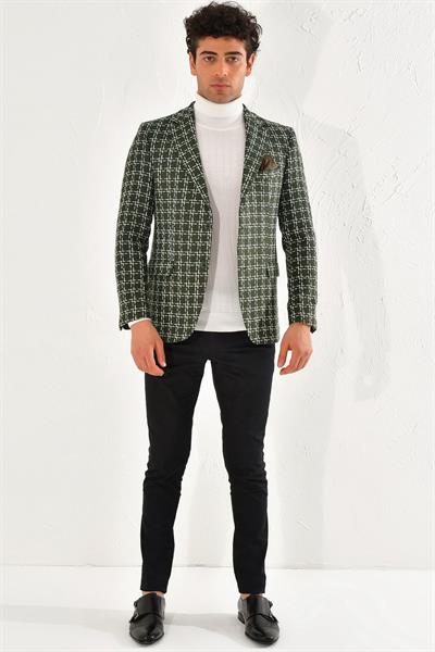 C 539 Slim Fit Haki Spor Ceket