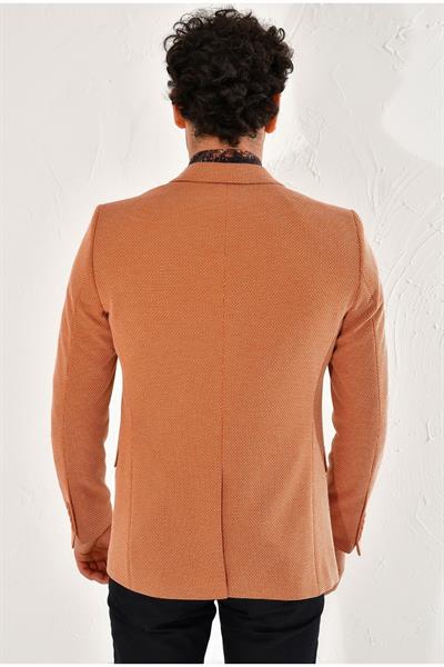 C 552 Slim Fit Kiremit Klasik Ceket