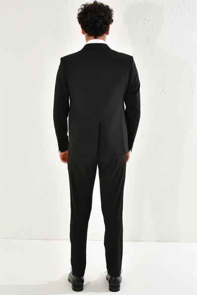 C 564 Slim Fit Siyah Klasik Ceket
