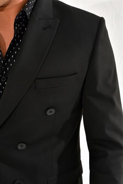 C 565 Slim Fit Siyah Klasik Ceket