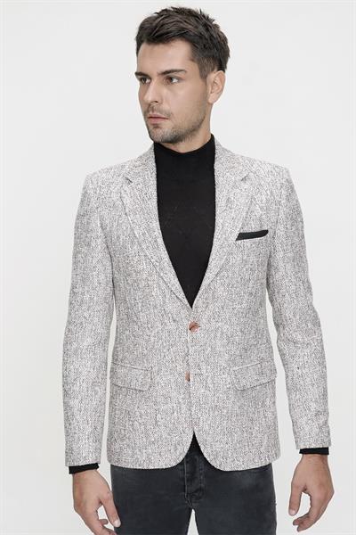 C 593 Slim Fit Bej Spor Ceket