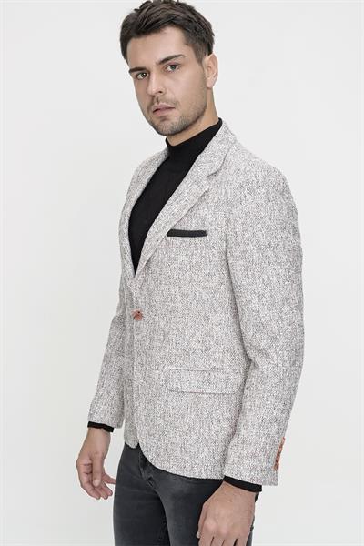 C 593 Slim Fit Bej Spor Ceket