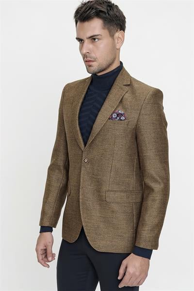 C 596 Slim Fit Tarçın Spor Ceket