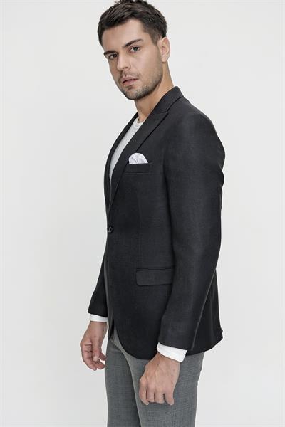 C 598 Slim Fit Siyah Spor Ceket