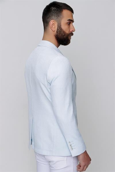 C 606 Slim Fit Mavi Spor Ceket