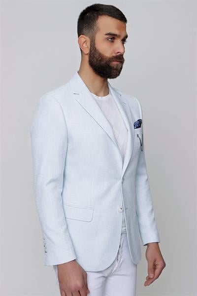 C 606 Slim Fit Mavi Spor Ceket