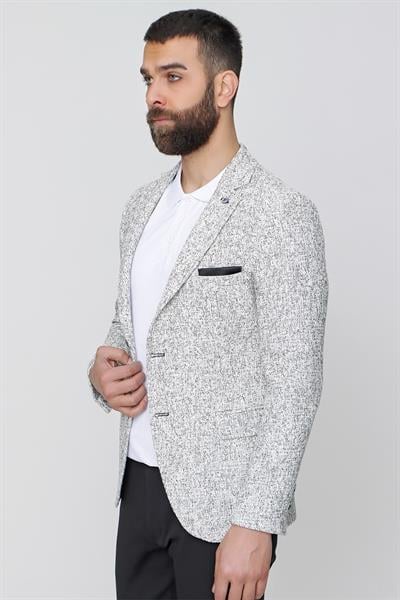 C 612 Slim Fit Siyah Spor Ceket