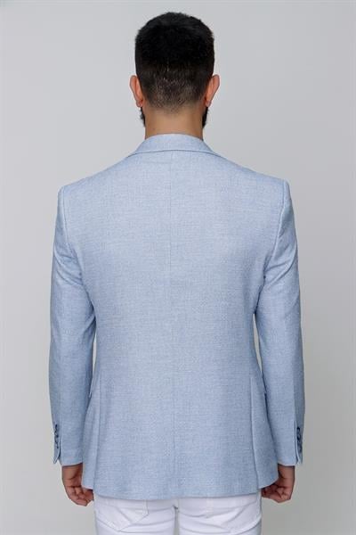 C 613 Slim Fit Mavi Spor Ceket