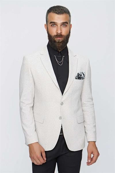 C 613 Slim Fit Taş Spor Ceket