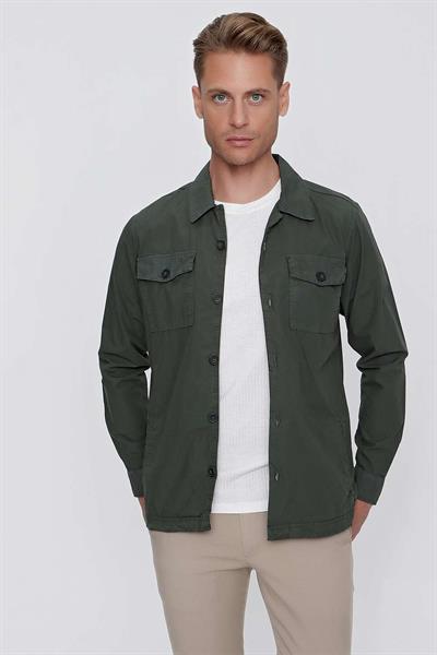 C 618 Slim Fit Haki Spor Ceket