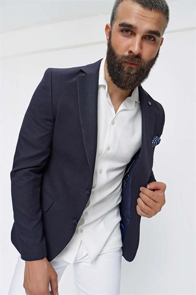 C 620 Slim Fit Lacivert Spor Ceket