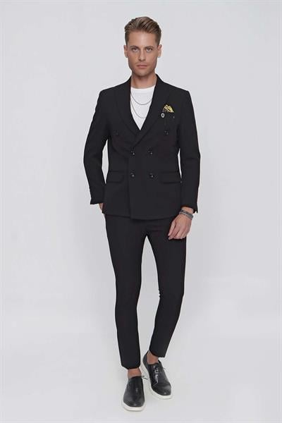 C 625 Slim Fit Siyah Spor Ceket