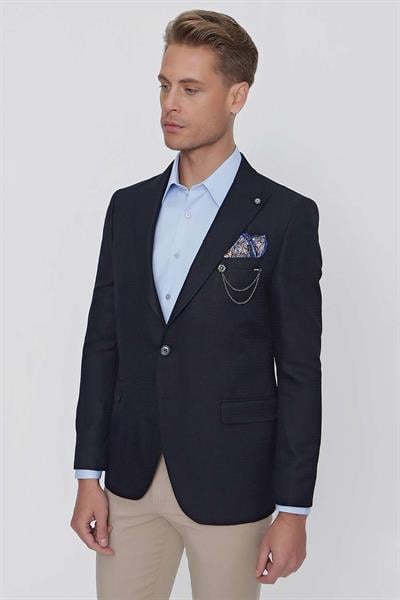 C 630 Slim Fit Lacivert Spor Ceket