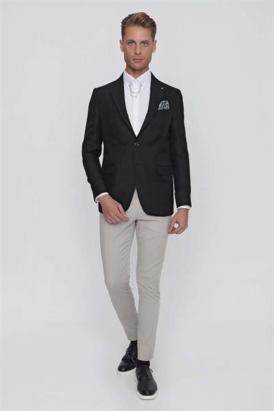C 630 Slim Fit Siyah Spor Ceket