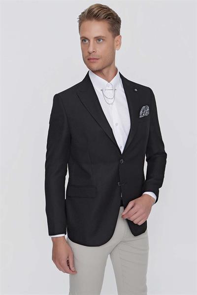 C 630 Slim Fit Siyah Spor Ceket
