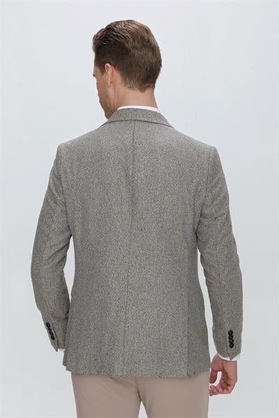 C 633 Slim Fit Camel Spor Ceket