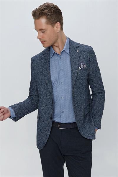 C 633 Slim Fit Lacivert Spor Ceket