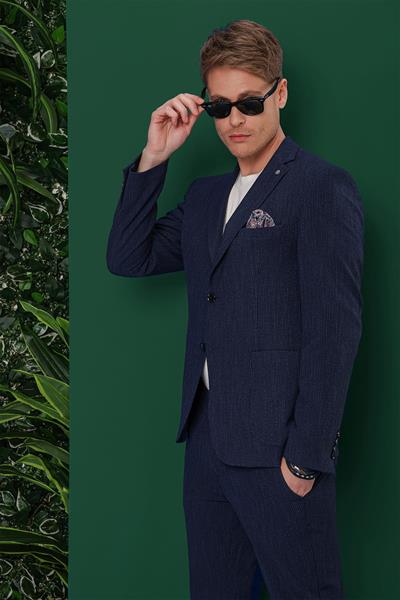 C 634 Slim Fit Lacivert Spor Ceket