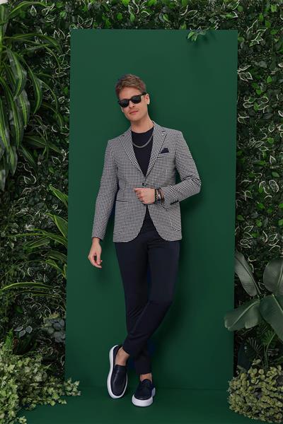 C 638 Slim Fit Lacivert Spor Ceket