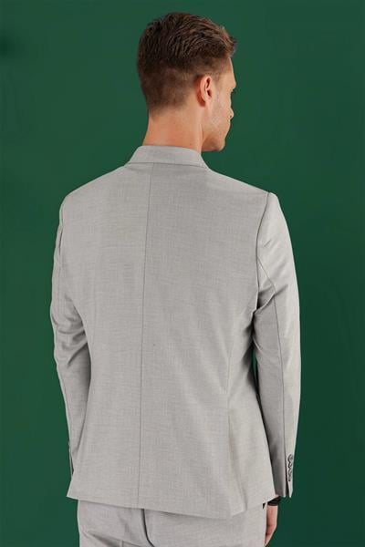 C 642 Slim Fit Gri Spor Ceket