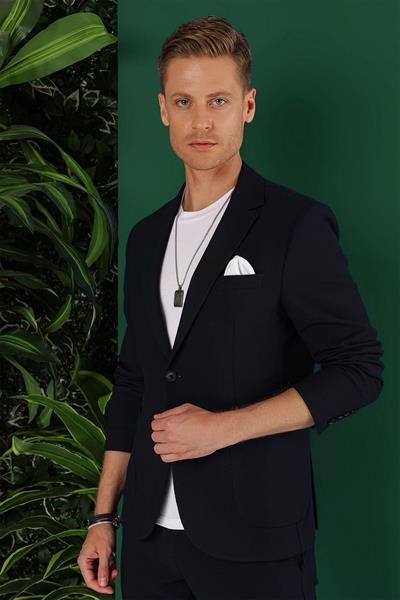 C 643 Slim Fit Lacivert Spor Ceket