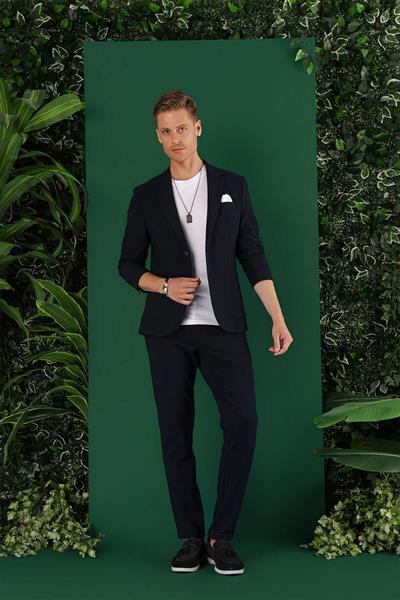 C 643 Slim Fit Lacivert Spor Ceket