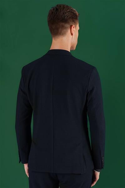 C 643 Slim Fit Lacivert Spor Ceket