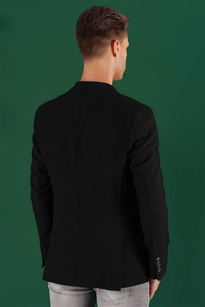 C 643 Slim Fit Siyah Spor Ceket